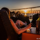 Meerblick vom Balkon in Suite 11